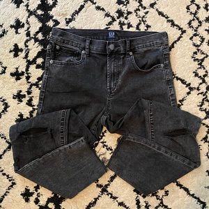 GAP TRUE SKINNY BLACK JEANS